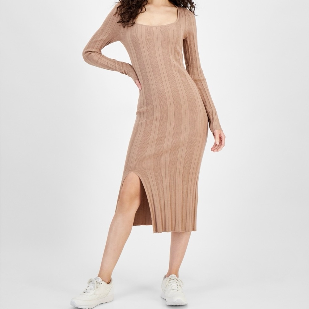 And Now This Women's Square-Neck Sweater Dress Size S